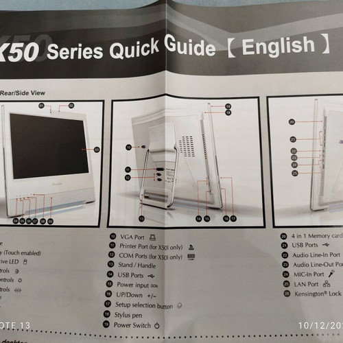 Computer screen like new, needs hard drive and memory