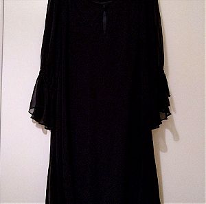 Zara basic ημιδιαφανο φόρεμα small με μεγαλη φορμα