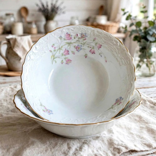 Vintage Mitterteich Bavaria Porcelain Dinner and Tea Service set like new