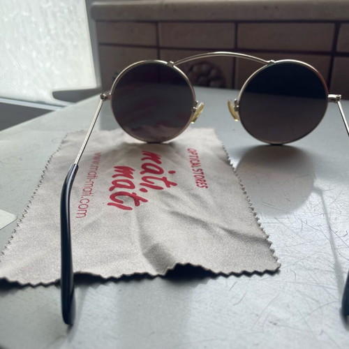 Mati Mati sunglasses like new, blue and gold