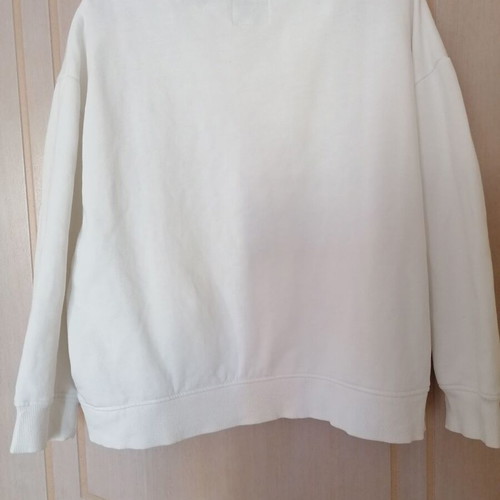 Pepe Jeans sweatshirt XL, white with bead decoration