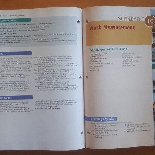 Operations Management by Heizer and Render, 9th Flexible International Edition, like new