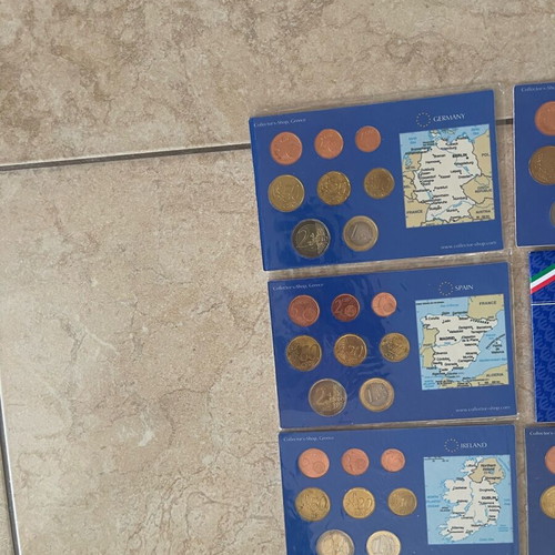 Coins from countries in uncirculated condition