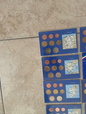 Coins from countries in uncirculated condition
