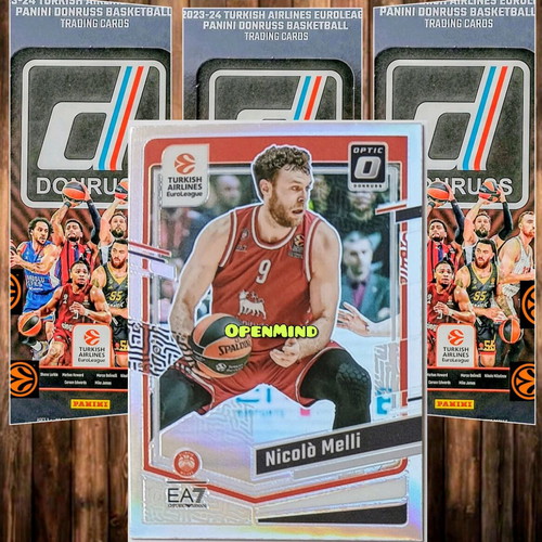 Melli Optic Holo Prizm Card Armani Milan Donruss Euroleague 2023-24 new