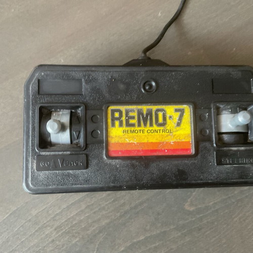Retro plastic toy truck used from 1997, collectible