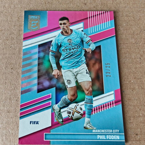 Phil Foden Manchester City 2022-23 Panini Donruss Elite FIFA Pink like new