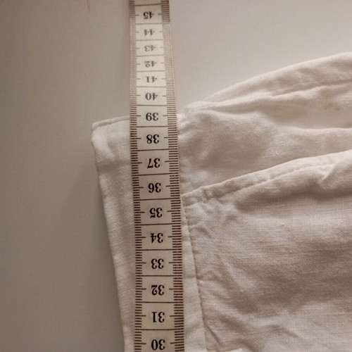 Zara women's linen pants size S, white