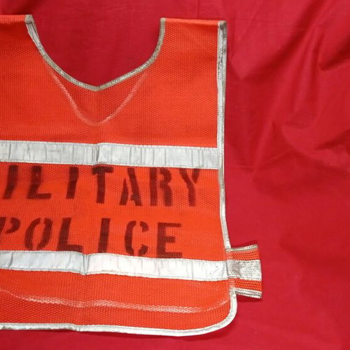 US Army Military Police vest used with reflective strips