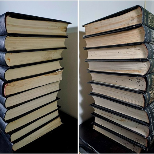 Great Greek Encyclopedia Pavlos Drandakis used, 10 volumes