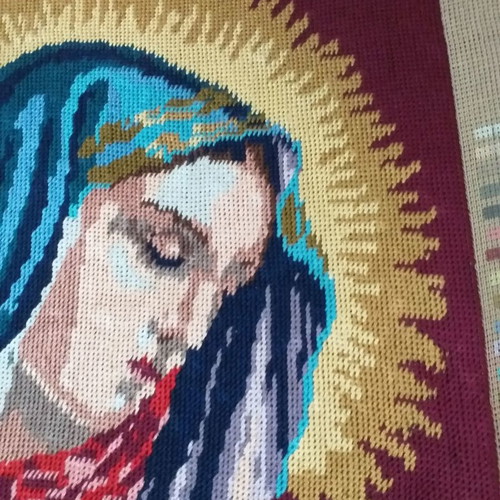 Κεντημένος καμβάς για κάδρο καινούργιος 45×60 εκ