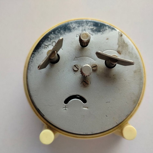 Ruhla Table Clock used, made in East Germany, with functional issues