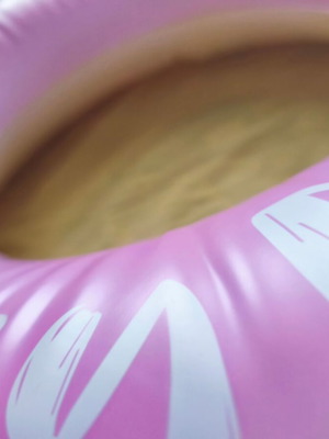 Inflatable donut ring float, 90cm