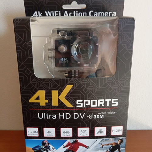 4K Sports Action Camera used for sports
