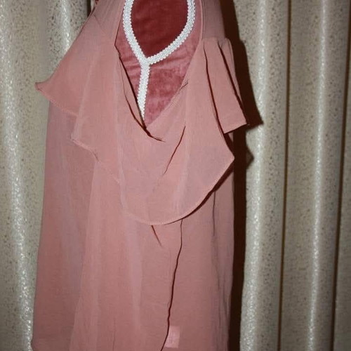 Peacocks shirt with open shoulders new, pink, size XL