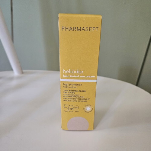 Pharmasept Heliodor Face Tinted Sun Cream SPF50 and SPF30 new