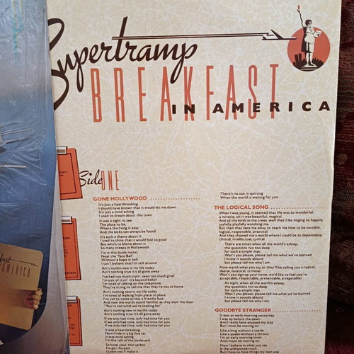 Supertramp Breakfast In America record Canadian edition used