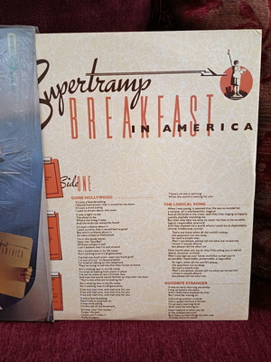 Δίσκος Supertramp Breakfast In America καναδικής εγγραφής μεταχειρισμένος