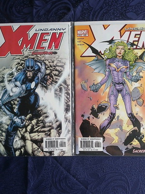 Uncanny X-Men pack of 2 issues like new, Sacred Vows