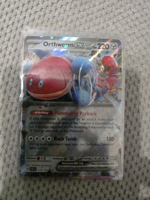 Orthworm Ex Pokemon card new
