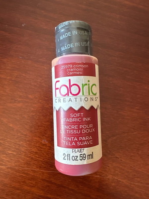 Fabric Creations fabric dye red new