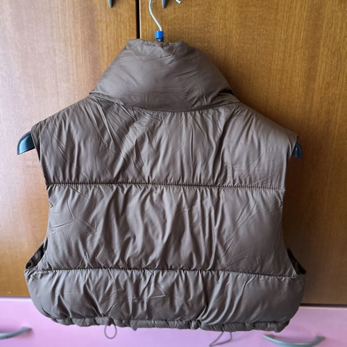 Stradivarius sleeveless jacket like new, spring and autumn, brown, XS