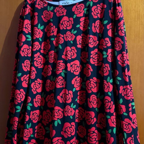 Chaton midi dress floral print like new, size M