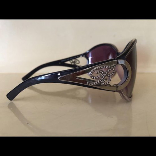 Blumarine mask sunglasses dark lilac color, like new