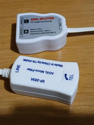 ADSL splitter and small filter new