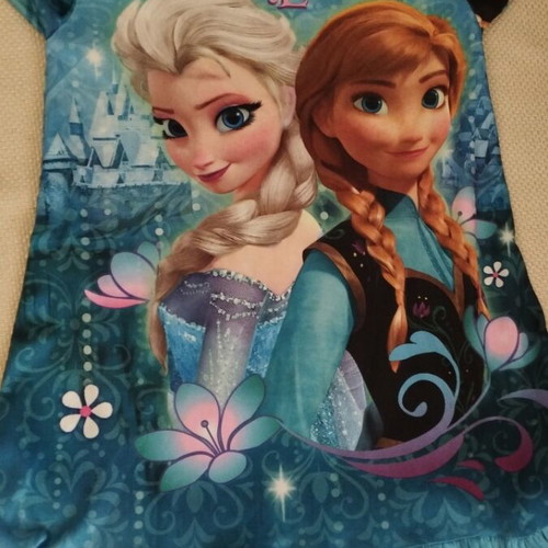 Disney Frozen dress for girl 5-6 years used, multicolor