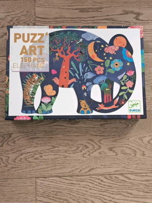 Djeco Puzz'Art Elephant παζλ σιλουέτας, 150 κομμάτια