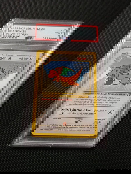 Pokemon - Dragonite #5 Movie Promo PSA 9