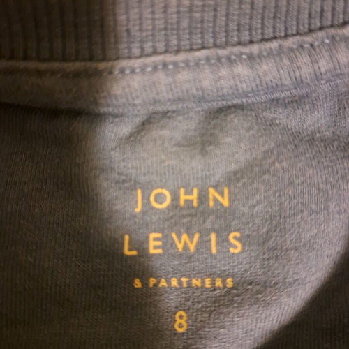 John Lewis children's long-sleeve space shirt size 8 years used