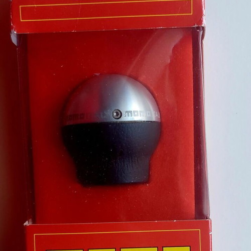 Momo gear shift knob new, aluminum and leather