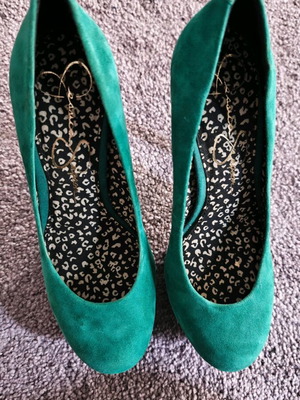 Γόβες Jessica Simpson καινούργιες, πράσινες, μέγεθος 37