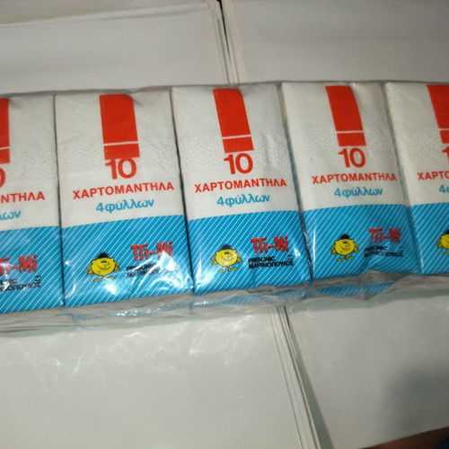 Marinopoulos collectible tissues new, pack of 10