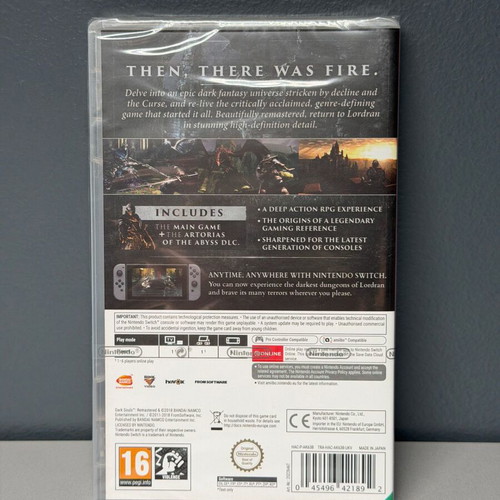Dark Souls Remastered Nintendo Switch new