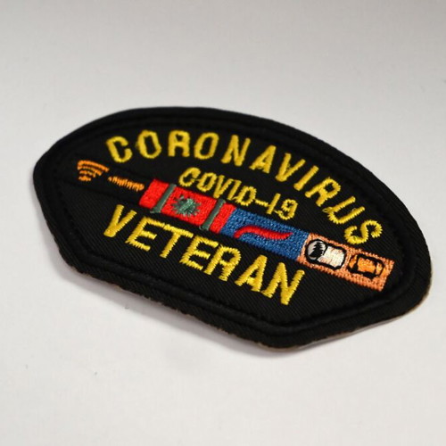 Coronavirus Veteran Patch new embroidered iron-on