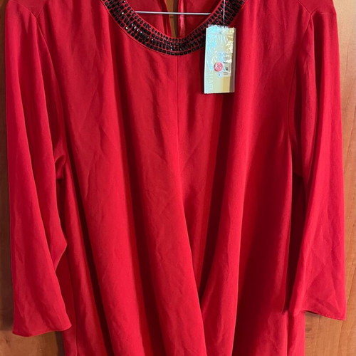 Michael Kors red shirt new, size Small