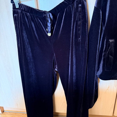 Zara velvet tracksuit set brown like new