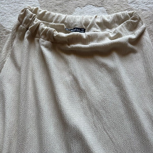 Elegance skirt used, white and beige, size L