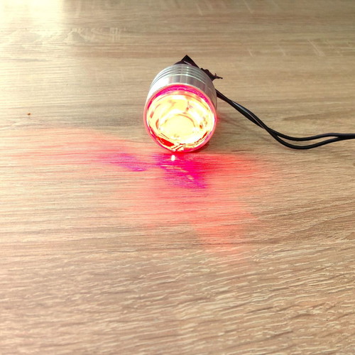 Led bulb for Papaki 12V with thick socket, new, white and red colors