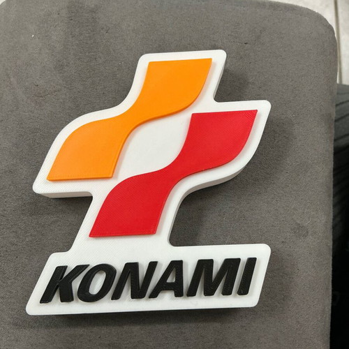 Konami logo decorative item new, PLA material
