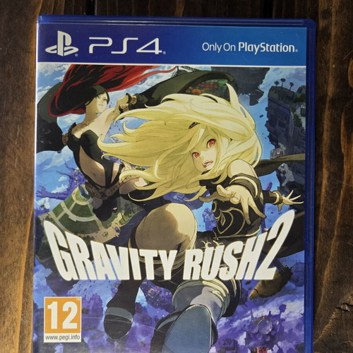 Gravity Rush 2 PS4 game like new, rare collectible