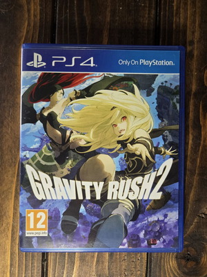 Gravity Rush 2 PS4 game like new, rare collectible
