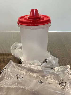 Tupperware Roi Small New Color Red 440ml