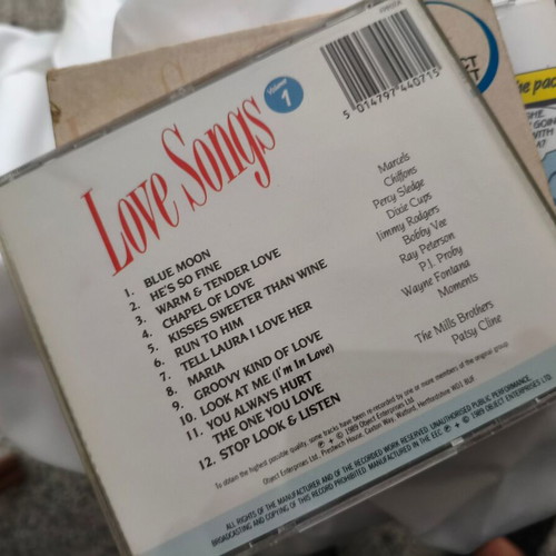 Love Songs 90s CD collection vintage, 4 discs, new