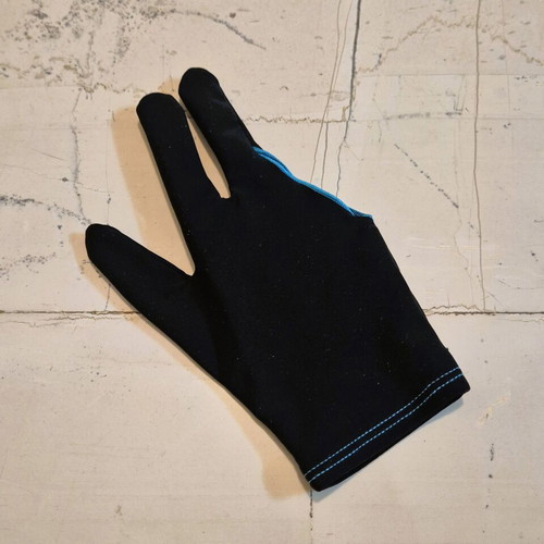 CPBA billiard glove new, black and blue, size L