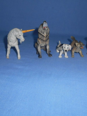 Bullyland animal figures used, set of 7 pieces