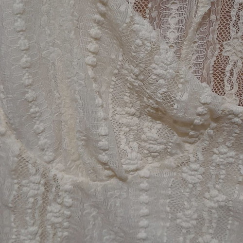Stradivarius lace blouse beige color size M new
